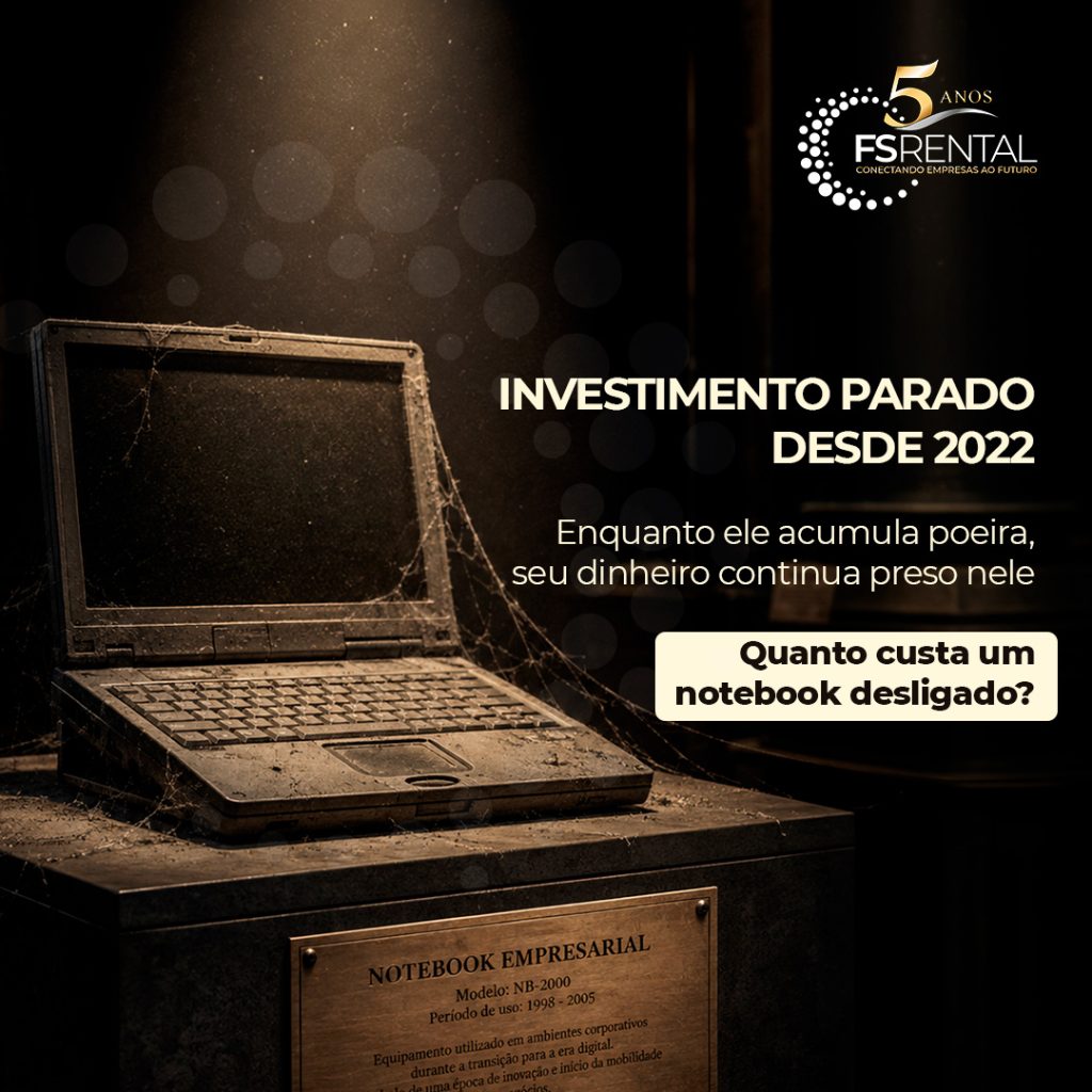 notebook desligado para sua empresa